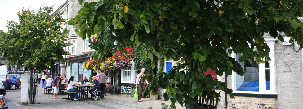 A row of shops - Leyburn